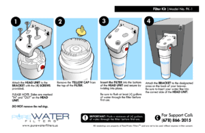 Keurig Water Filter Kit Instructions PureWater Filters KQ8A 5572