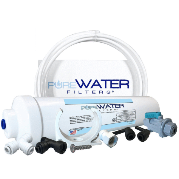 DIY with Box MADE USA-Max-Quality Main Direct Water Line Filter Kit by PureWater Filters