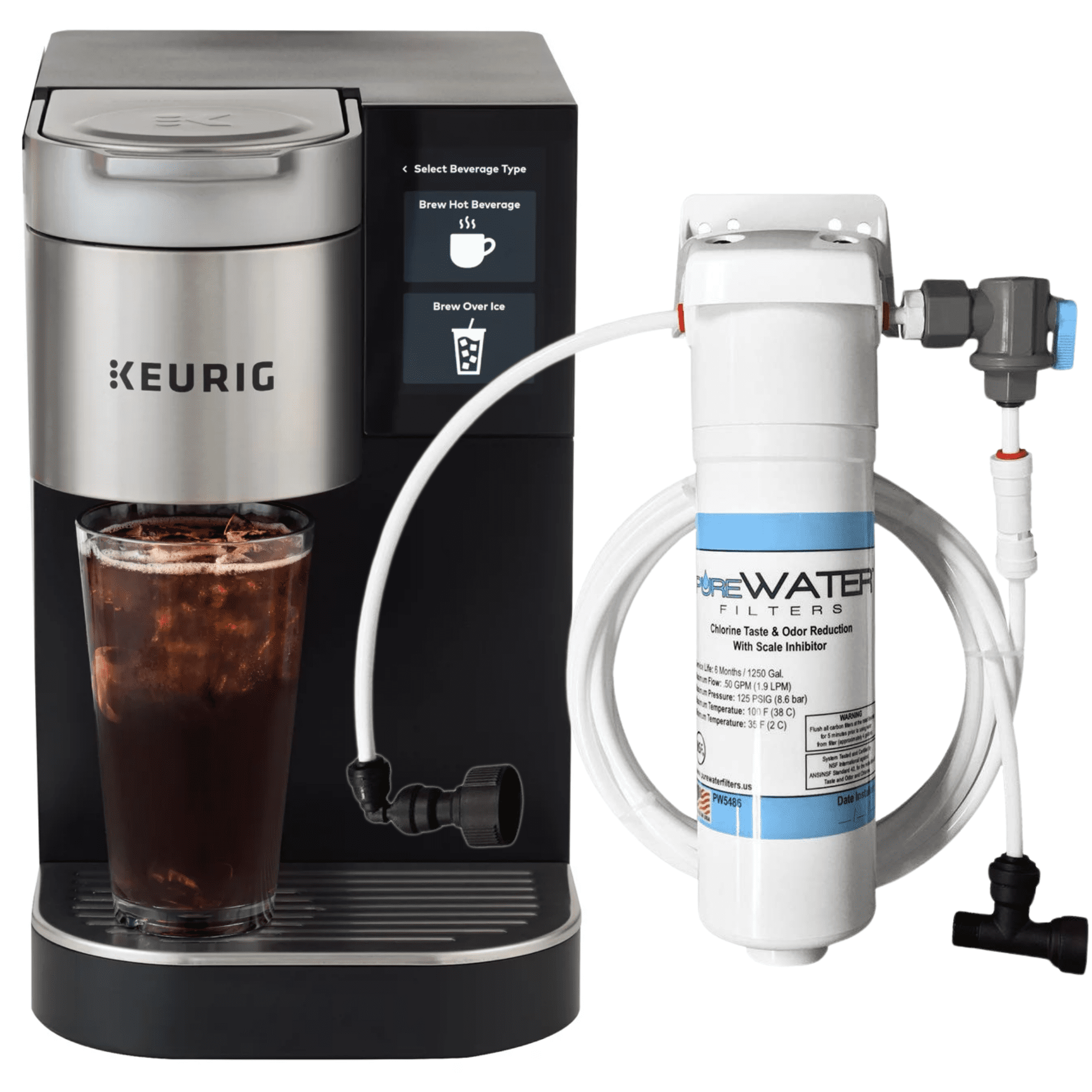thumbnail image 2 of Never Run Out Of Water Again: KQ8 Filter Kit For Keurig – Direct Water Line Hookup & Super Deluxe Filter 2 of 3