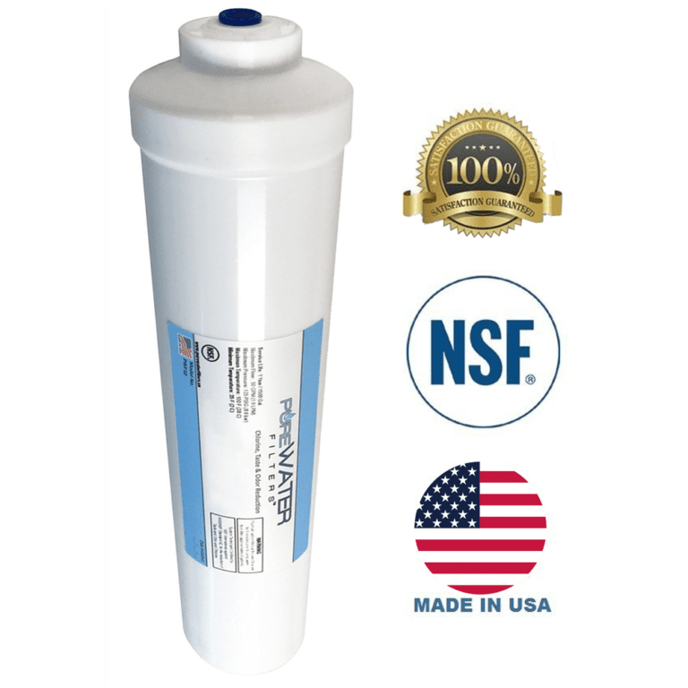 Inline Water Filter For Refrigerators, Ice Makers, Coffee Brewers