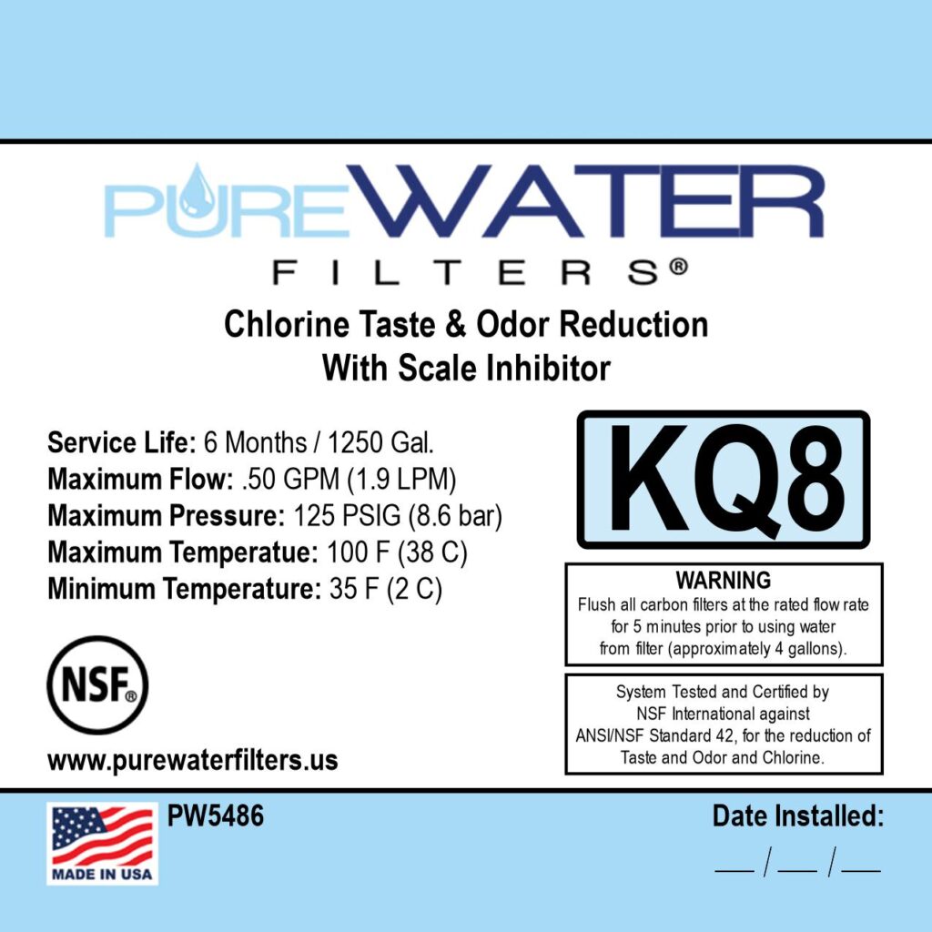 Keurig® KQ8 Water Filter Cartridge PureWater Filters®