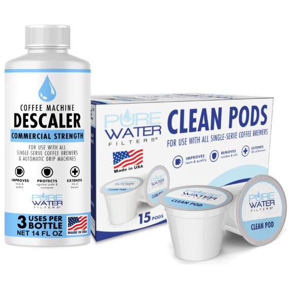 Descaler and clean rinse pods kit