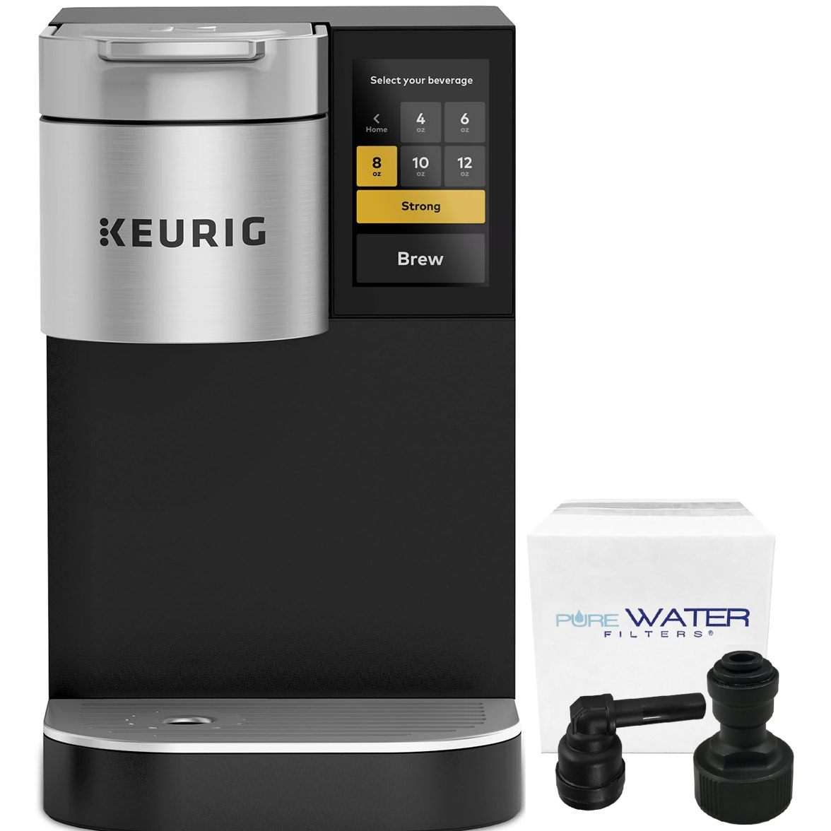 Keurig K2500 Plumbed Coffee Maker with Adapter